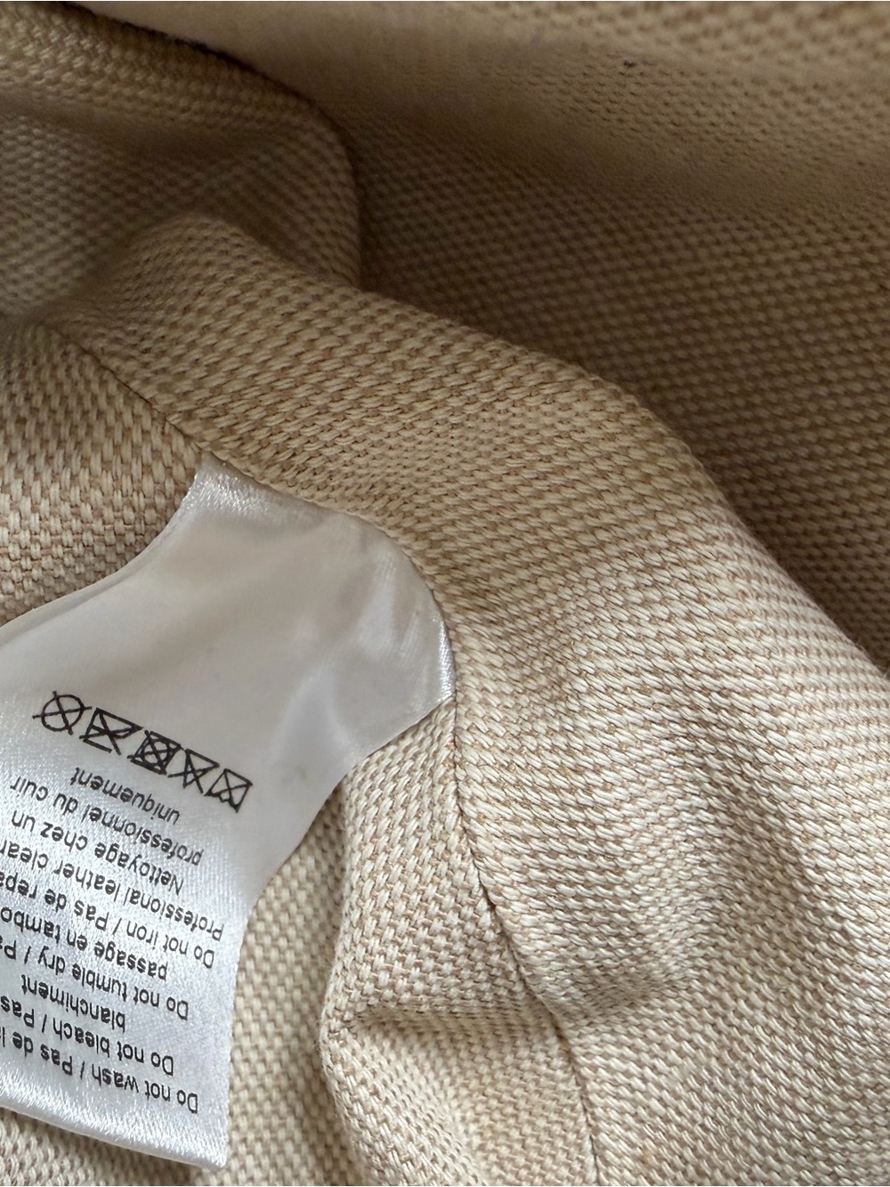Lemaire small croissant bag - Beige - Picture 9 of 13